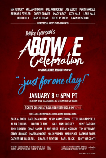 TRENT REZNOR, BILLY CORGAN, GAVIN ROSSDALE, PERRY FARRELL And JOE ELLIOTT To Take Part In Birthday Concert For DAVID BOWIE